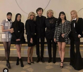 BLACKPINK meets Brigitte Macron at concert in Paris