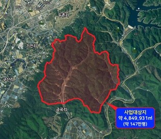 진천군 금곡지구 복합관광단지 민간사업자 공모