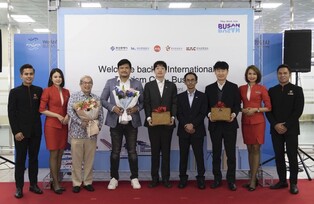 부산∼쿠알라룸푸르 노선 운항 재개…김해공항서 환영행사