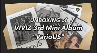 Unboxing of VIVIZ's 3rd mini album 'VarioUS'