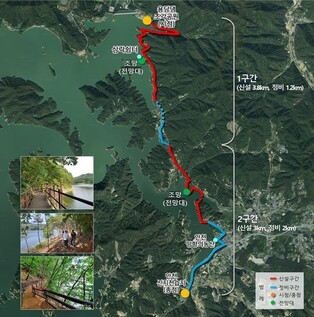 진안 용담호에 2025년까지 국가생태탐방로 10㎞ 조성
