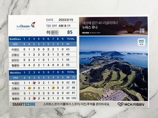 여수 디오션CC 한 홀 동반자 '쌍 홀인원'…확률 1천700만분의 1