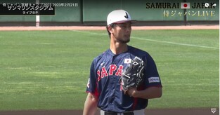 다르빗슈, 일본대표팀 훈련서 라이브 피칭…무라카미에게 피홈런