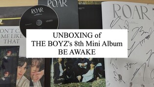 Unboxing of THE BOYZ's 8th Mini Album 'BE AWAKE'