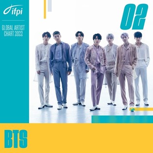 BTS ranks second on IFPI's 2022 chart for top global artists