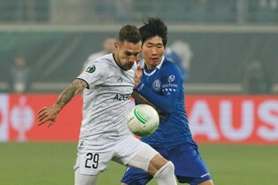 '홍현석 118분' 헨트, UECL 16강행…가라바흐 승부차기로 제압