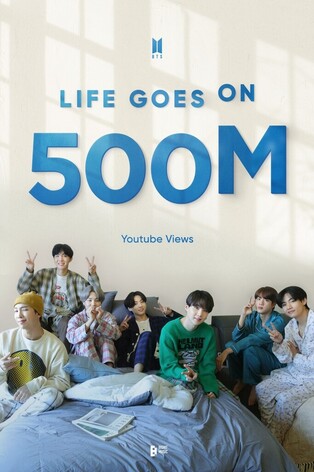 BTS’ ‘Life Goes On’ becomes their 16th MV to reach 500 mln YouTube views