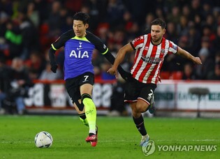 선발 복귀했으나 골 침묵…손흥민, 셰필드전 하위권 평점