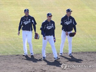 [WBC] 오릭스와 첫 연습경기 3루 김하성·유격수 오지환…최정 벤치(종합)