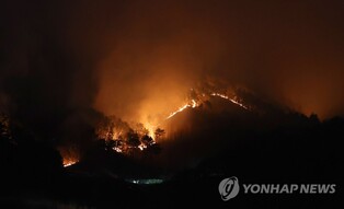 Yoon orders all-out efforts to swiftly put out wildfire in Hapcheon