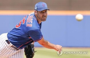 MLB 메츠 벌랜더, 5이닝 1안타 8K 무실점에도 "뭔가 부족했다"