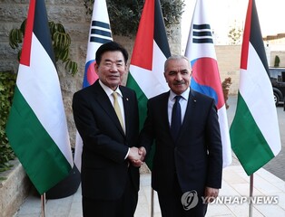 Assembly speaker asks for Palestine's support for S. Korea's plan to bid for UNSC membership