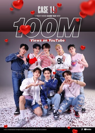 Stray Kids' ‘CASE 143’ music video exceeds 100 million views on YouTube