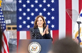 VP Harris visits Hanwha's solar panel factory in Georgia