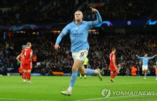 '홀란 쐐기 골' 맨시티, 뮌헨 3-0 꺾고 UCL 8강 1차전 승리