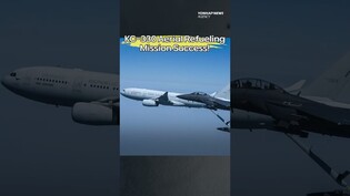 S. Korean Air Force KC-330 successfully completes aerial refueling mission