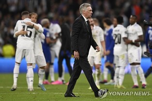안첼로티, 역대 레알 마드리드 사령탑 'UCL 최다승' 등극