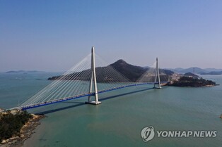 신안군 임자대교 통행량 2년 만에 100만대 돌파