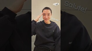 BTS j-hope's new military buzz cut! Salute!