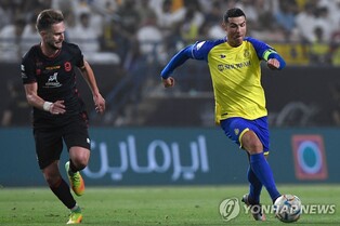 호날두, 사우디 리그 시즌 12호 골…득점 랭킹 공동 4위