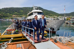 박완수 지사, 통영 욕지도 찾아 남해안 섬 관광 활성화 모색