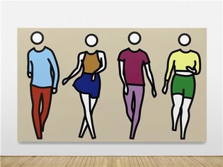 '걷는 사람들' 작가 줄리안 오피, 5년 만에 부산 개인전(종합)