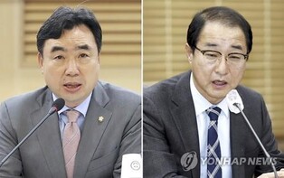 (LEAD) 2 DP lawmakers to voluntarily leave party over political funding scandal