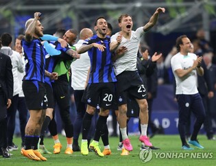 인터밀란, AC밀란 꺾고 유럽축구 챔피언스리그 결승 진출