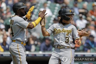 MLB 피츠버그 배지환, 3경기 연속 안타…도루는 또 실패