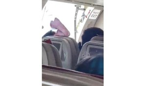 Asiana Airlines plane's door opens right before landing at Daegu Airport