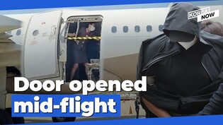 Man arrested for opening plane door mid-air
