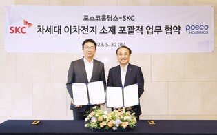 (LEAD) SKC, POSCO partner up to develop next-generation battery materials