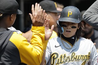 피츠버그 배지환, 3경기 연속 멀티 출루…시즌 타율 0.276