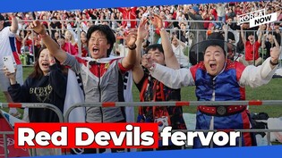 Red Devils gather bright and early to cheer U-20 team