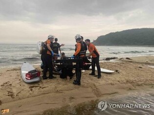 1 dead, 5 injured in lightning strike at Yangyang beach