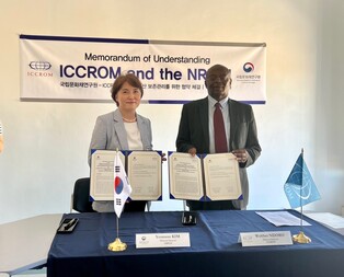 국립문화재연구원, ICCROM과 문화유산 보존관리 위해 협력