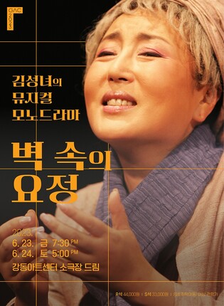 김성녀의 1인 32역 열연 돋보이는 연극 '벽 속의 요정'