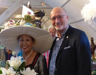 독일 위커문데시, 70대 한인 간호사의 창작 모자 전시회 '눈길'