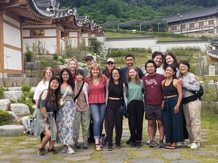 "한류 찾아왔어요"…美 농구 명문 곤자가대 학생 한국 연수