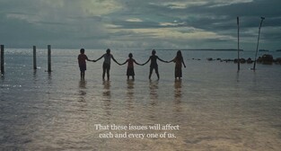 '태평양 도서국의 여성과 공예'展…환경운동가 시 영상도