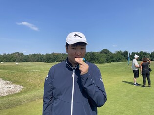 스페셜올림픽 골프 아까운 동메달 손원희 "오늘은 이대로 만족"