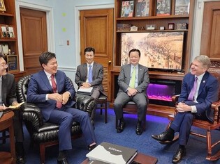 Parliamentary foreign affairs committee chairman meets with U.S. House counterpart