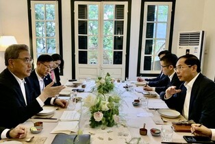 Top diplomats of S. Korea, Vietnam hold talks in Hanoi