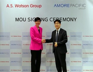 Amore Pacific Group signs MOU with retail giant A.S. Watson Group to expand global business