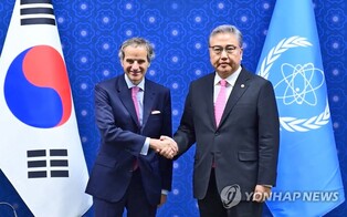 (2nd LD) IAEA chief arrives in S. Korea to discuss agency report on Fukushima water discharge
