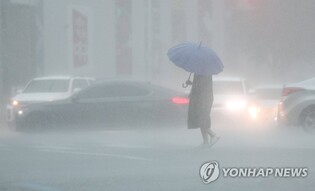 Heavy rain leaves 1 person missing in Busan, other damage reported