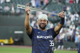 MLB 내셔널리그, 올스타전 11년 만에 승리…'결승포' 디아스 MVP(종합)