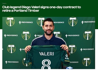 하루짜리 계약하고 바로 은퇴?…레전드 예우한 MLS 포틀랜드