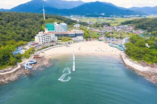 '사천 대표 숙박시설' 남일대리조트 2년 만에 재개장