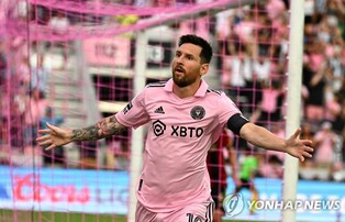 메시, 마이애미 두 번째 경기서 2골 1도움…2경기 연속 득점포